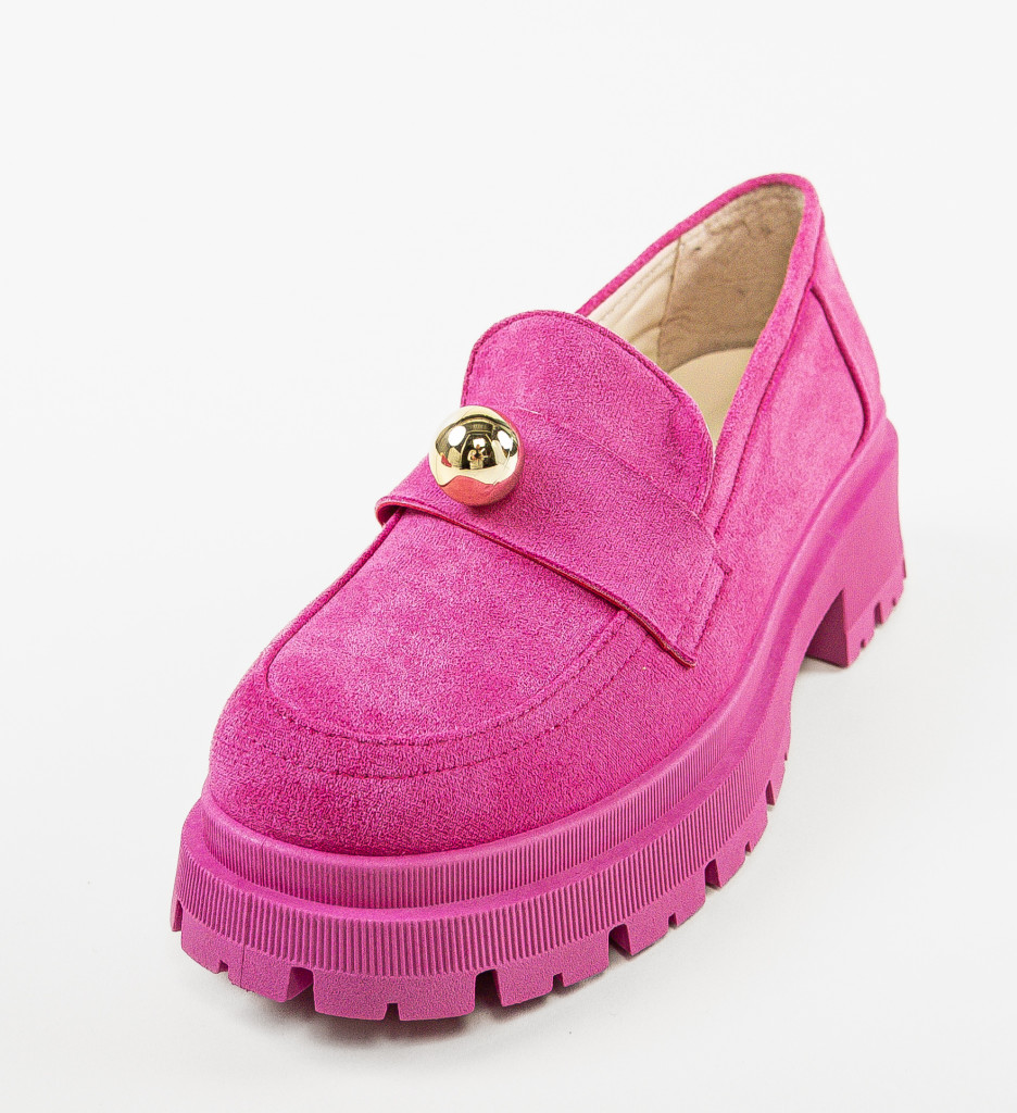 Pantofi casual Fucsia de Dama Chic Ali Nieve cu comanda online
