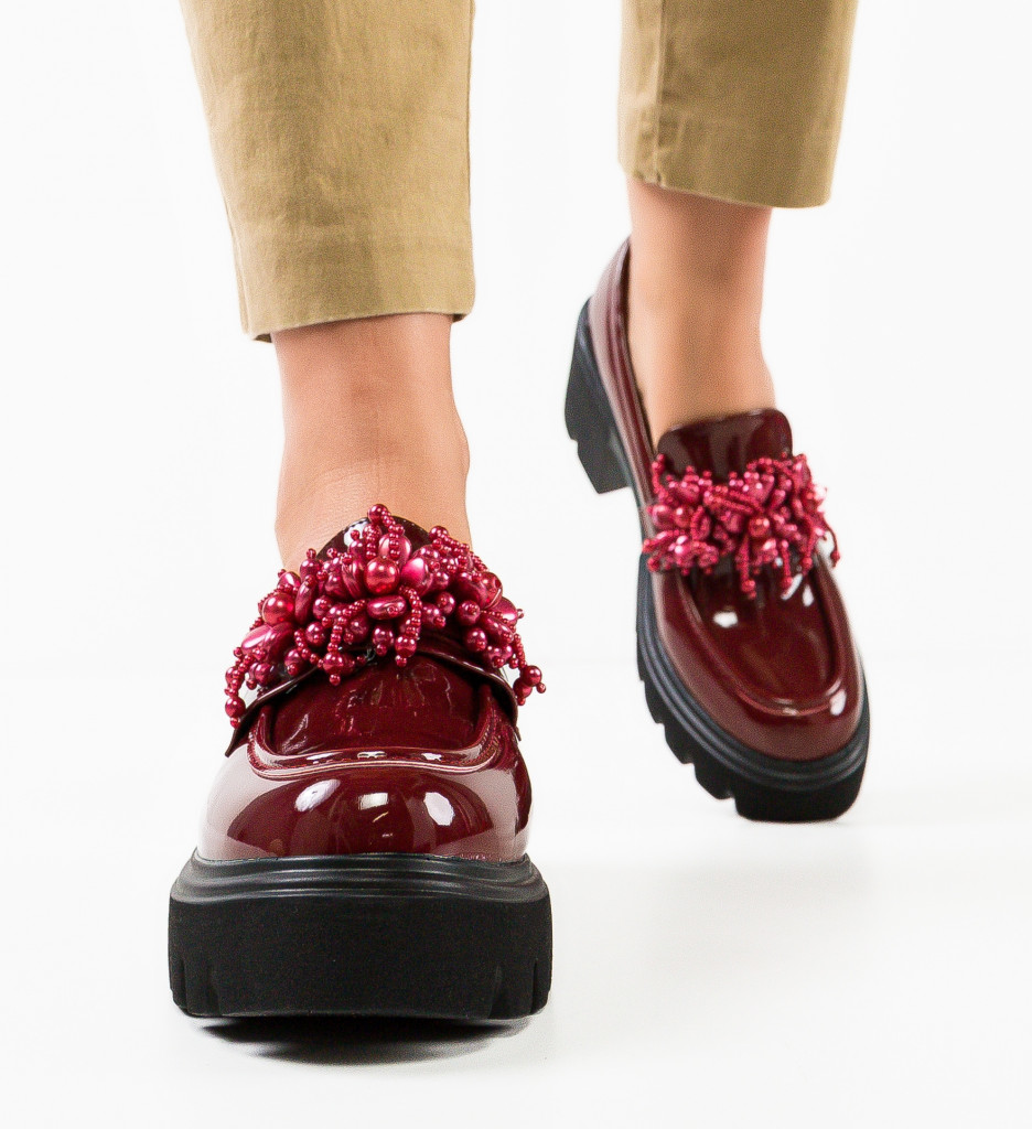 Pantofi casual Grena de Dama Trendy Mei Severina cu comanda online