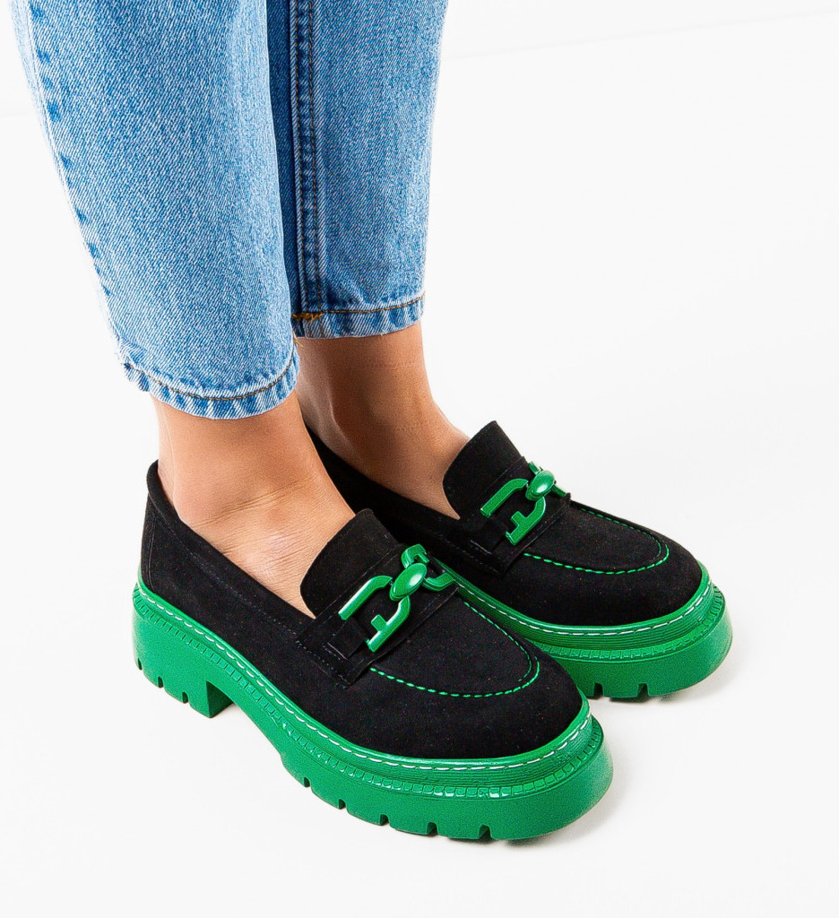 Pantofi casual Negri de Dama Comozi Wow Shoes Resyb cu comanda online
