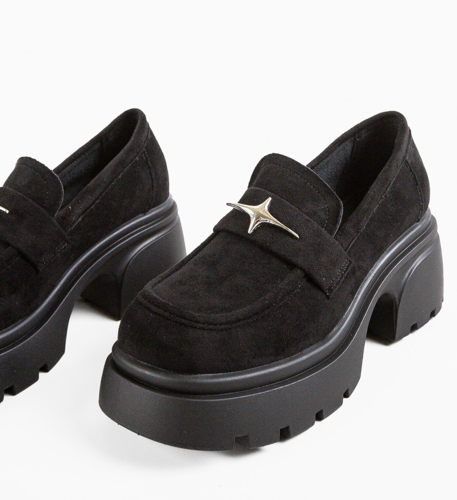 Pantofi casual Negri de Dama Confortabili Mei Stelar cu comanda online