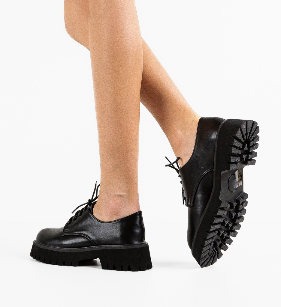Pantofi casual Negri de Dama Confortabili SFINX(LULU) Curtis cu comanda online