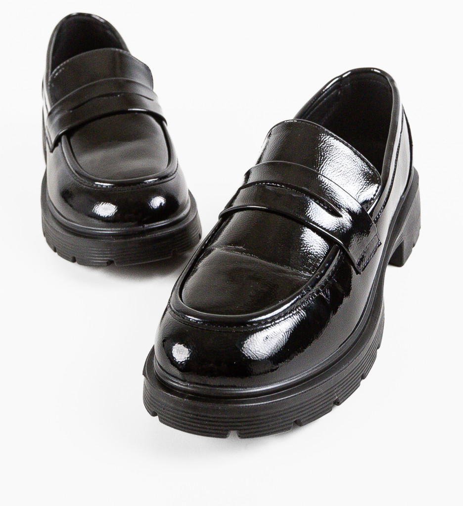 Pantofi casual Negri de Dama Stilati Lulux Woody cu comanda online