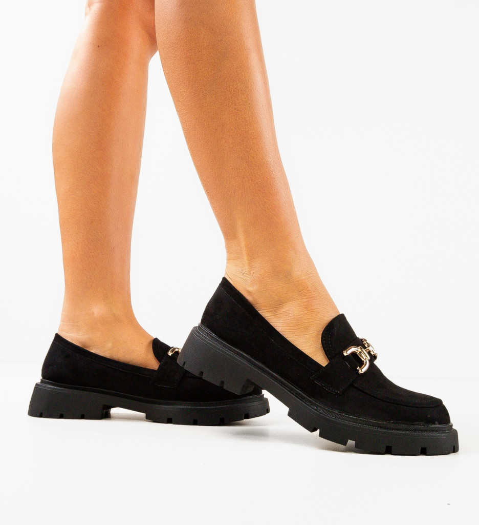 Pantofi casual Negri de Dama Trendy Tony Amankik cu comanda online