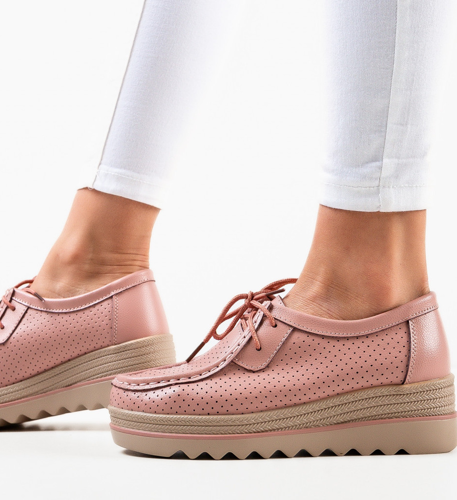 Pantofi casual Roz de Dama Confortabili Botinelli Torinoz cu comanda online