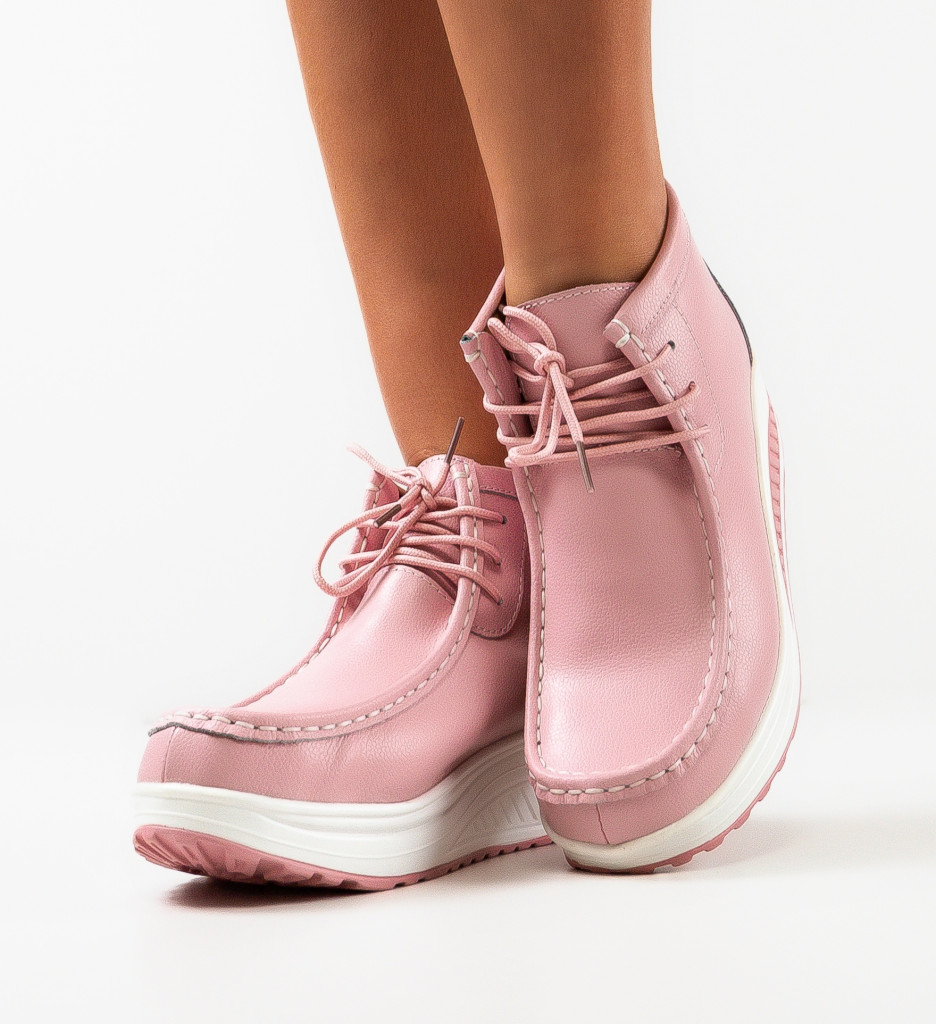 Pantofi casual Roz de Dama Moderni Botinelli Vinto cu comanda online