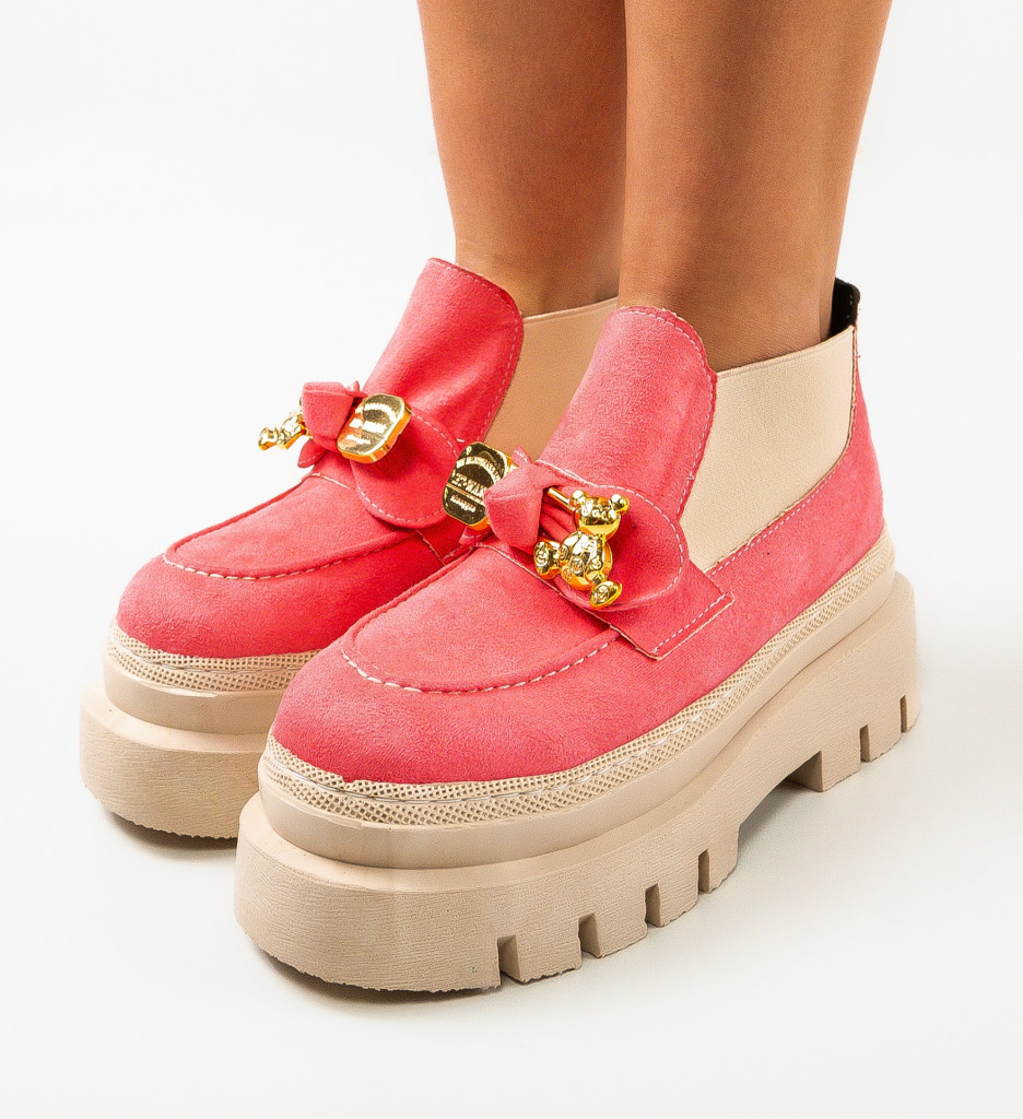 Pantofi casual Roz de Dama Trendy Wow Shoes Bearya cu comanda online