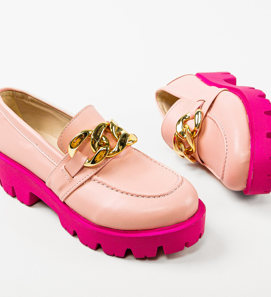 Pantofi casual Roz de Dama Versatili Wow Shoes Gely cu comanda online
