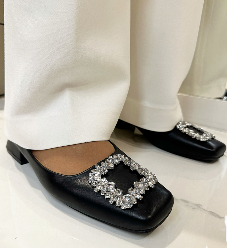 Pantofi cu toc Negri de Nunta Ali Christopher cu comanda online