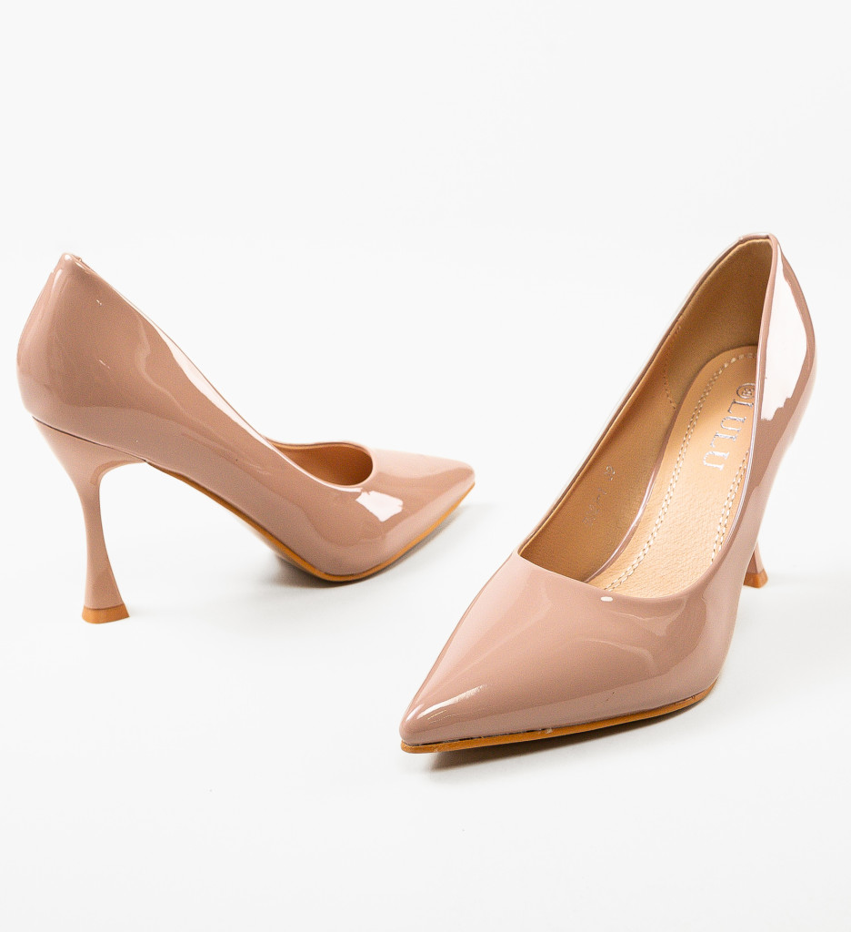 Pantofi cu toc Nude Moderni SFINX(LULU) Kikora cu comanda online