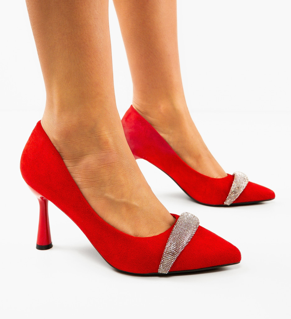 Pantofi cu toc Rosii de Nunta SFINX(LULU) Kadar cu comanda online
