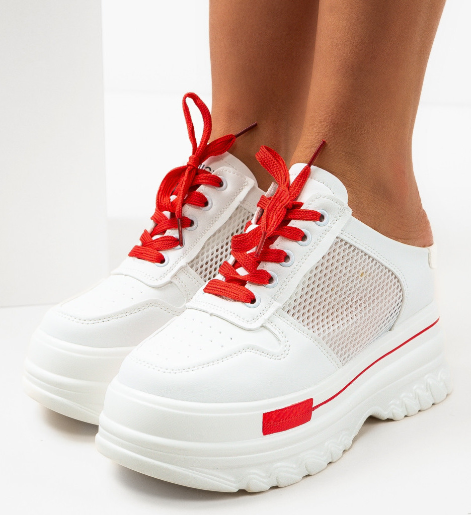 Pantofi sport Rosii Confortabili Mei Davis cu comanda online