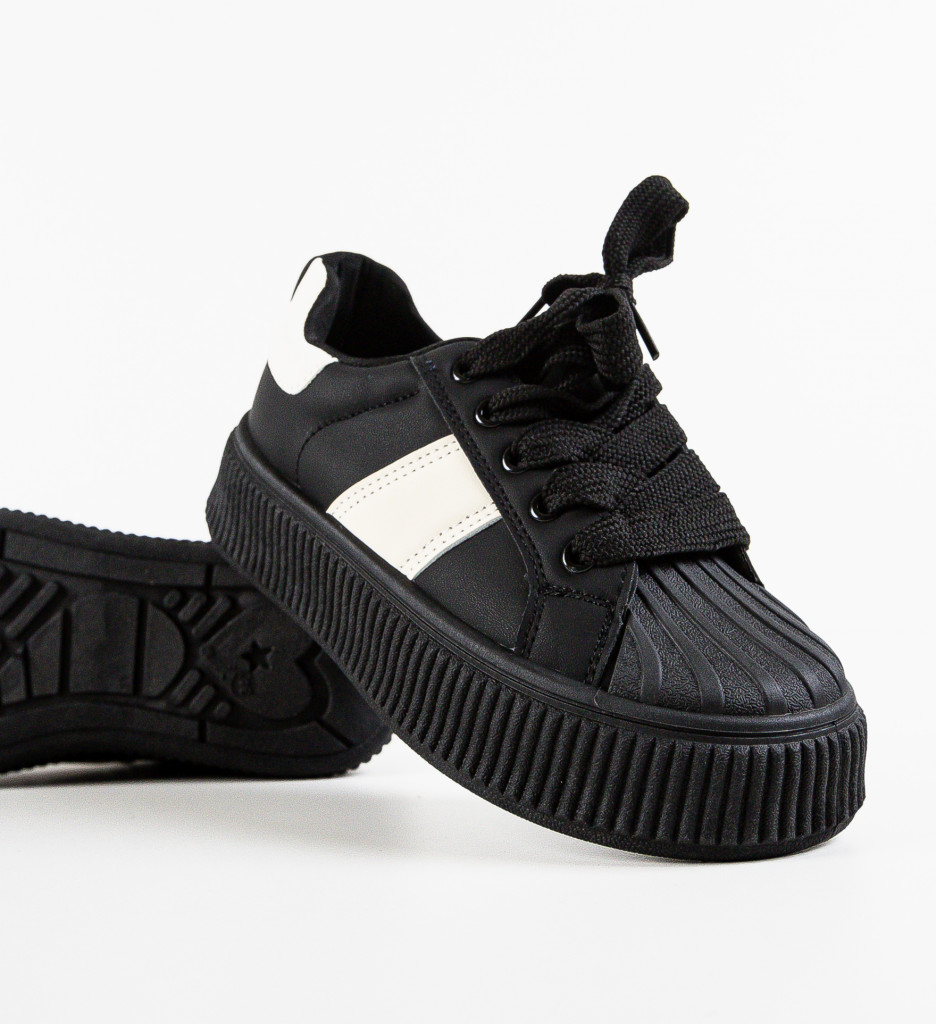 Sneakers dama Negri Confortabili Mei Kiona cu comanda online